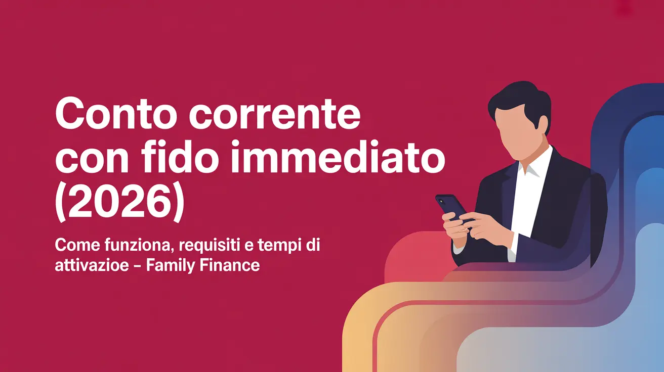 Conto corrente con fido immediato