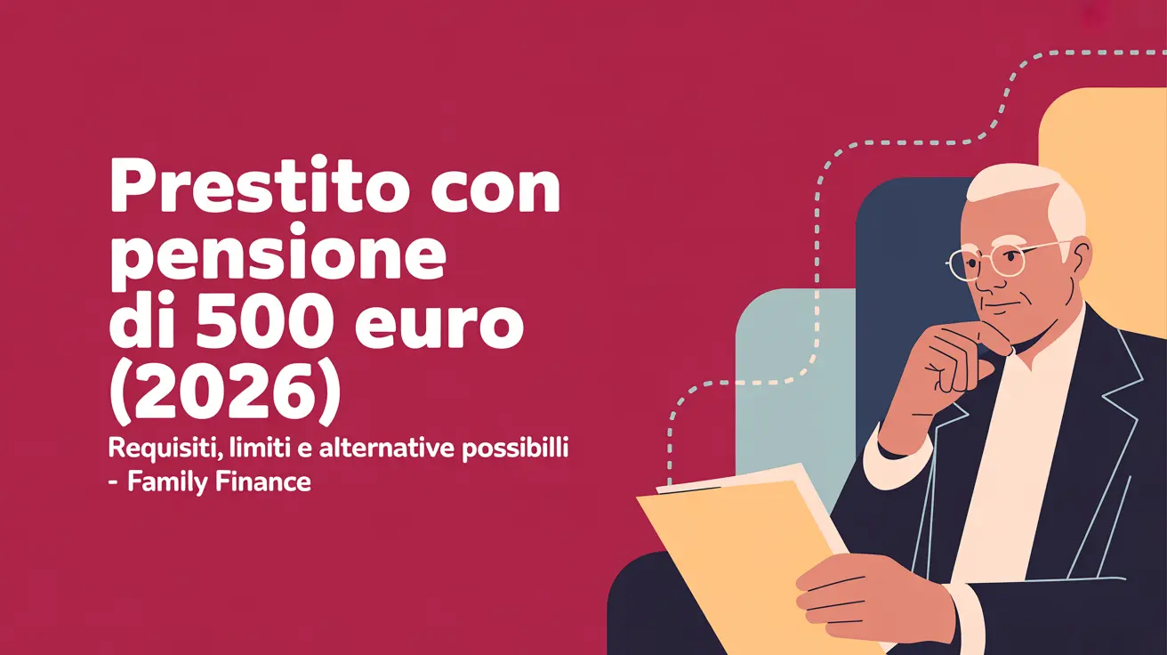Prestito con pensione di 500 euro