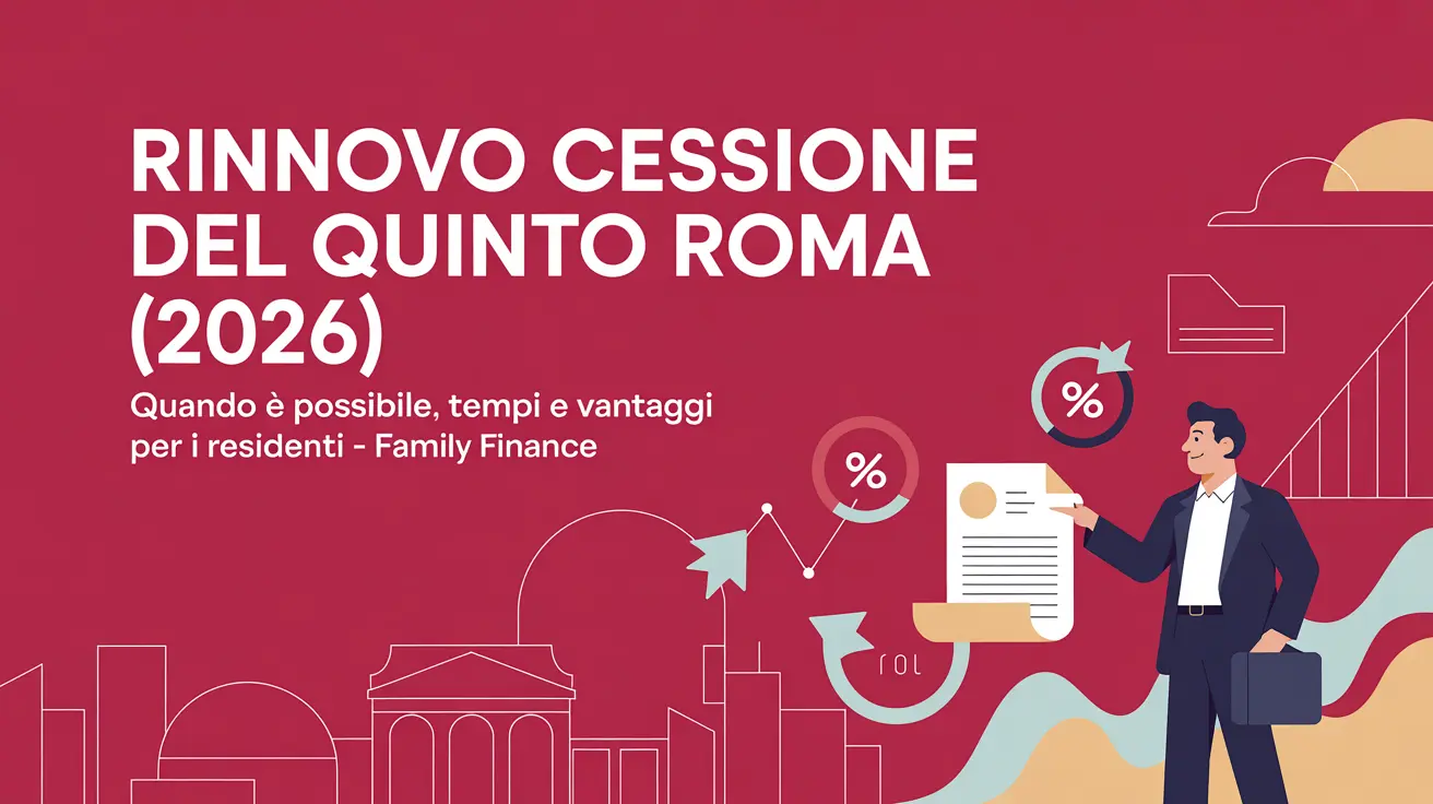 Rinnovo Cessione del Quinto a Roma