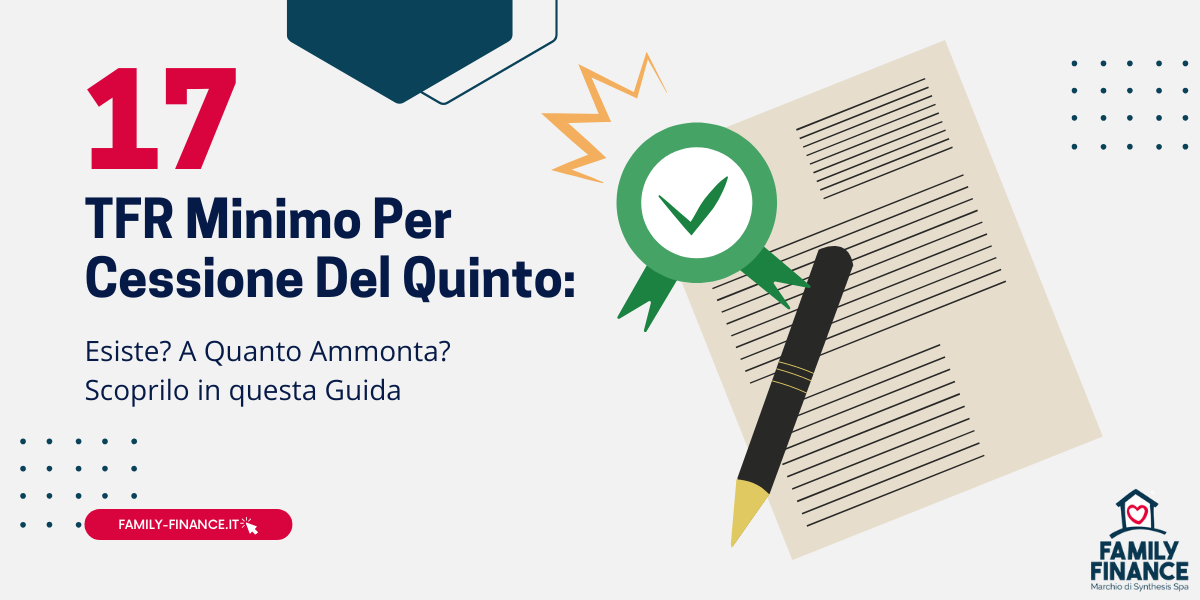 TFR Minimo Per Cessione Del Quinto